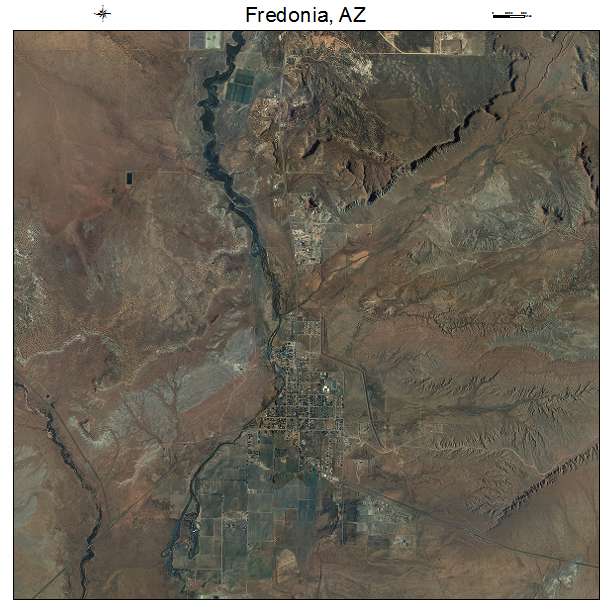 Fredonia, AZ air photo map