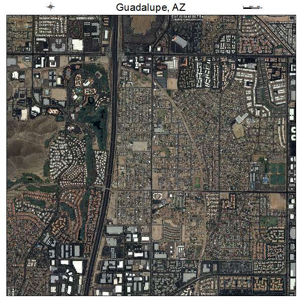 Guadalupe, AZ air photo map
