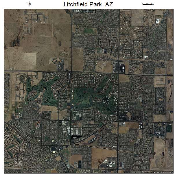 Litchfield Park, AZ air photo map