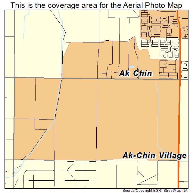 Ak Chin Village, AZ location map 