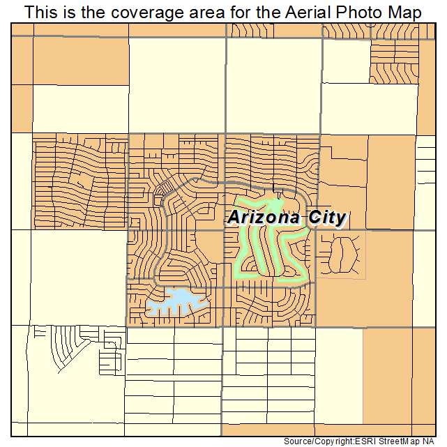 Arizona City, AZ location map 