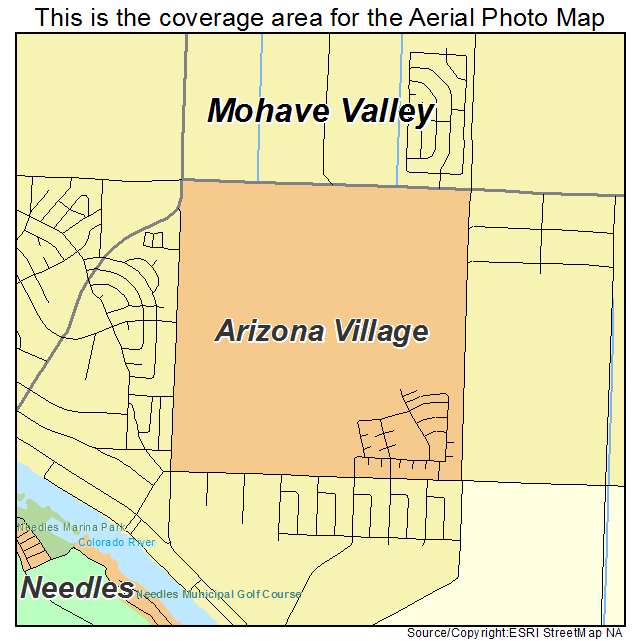 Arizona Village, AZ location map 
