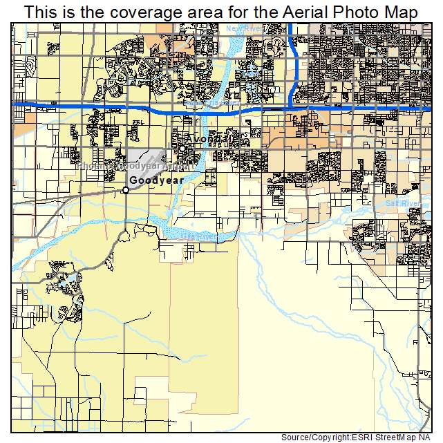 Avondale, AZ location map 