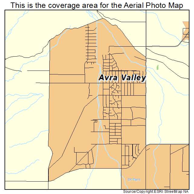 Avra Valley, AZ location map 