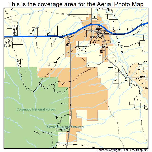 Benson, AZ location map 