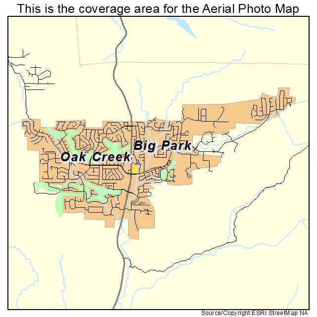 Big Park, AZ location map 