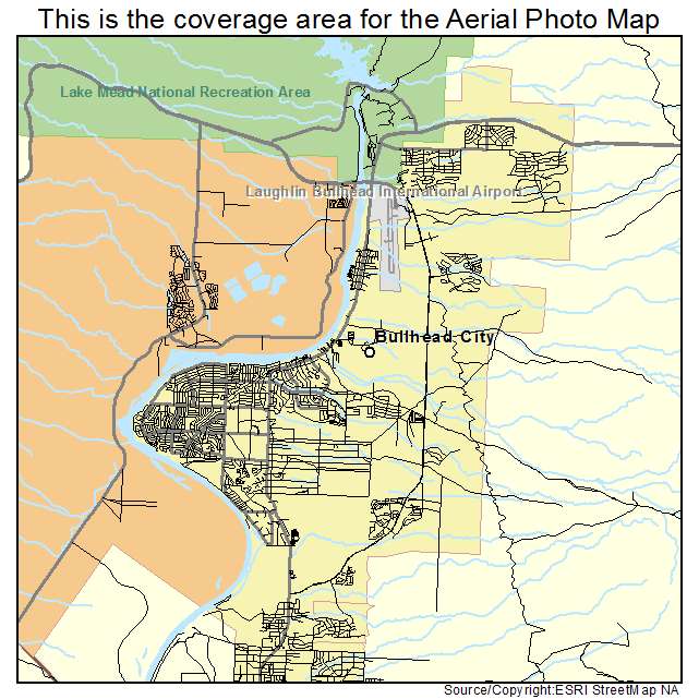 Bullhead City, AZ location map 