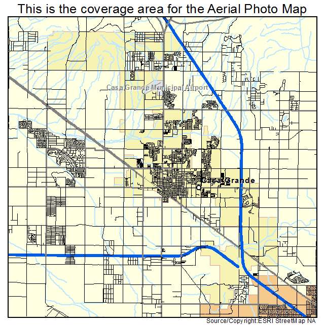 Casa Grande, AZ location map 