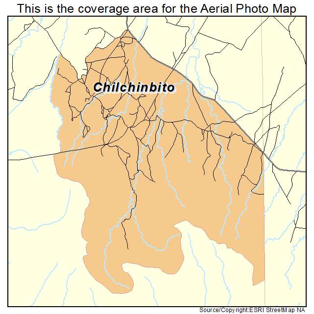 Chilchinbito, AZ location map 