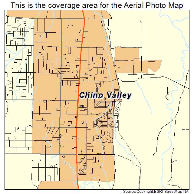 Chino Valley, AZ location map 