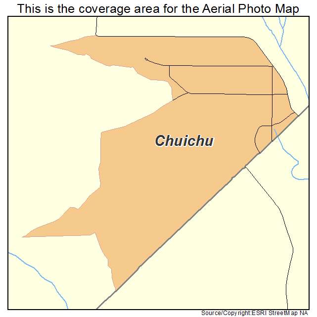 Chuichu, AZ location map 