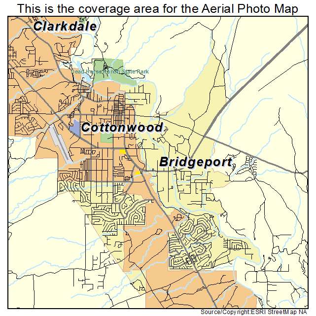 Cottonwood Verde Village, AZ location map 