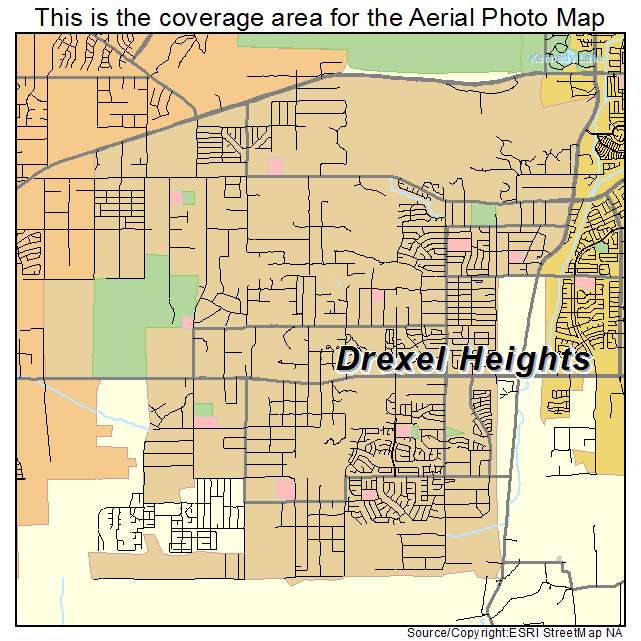 Drexel Heights, AZ location map 