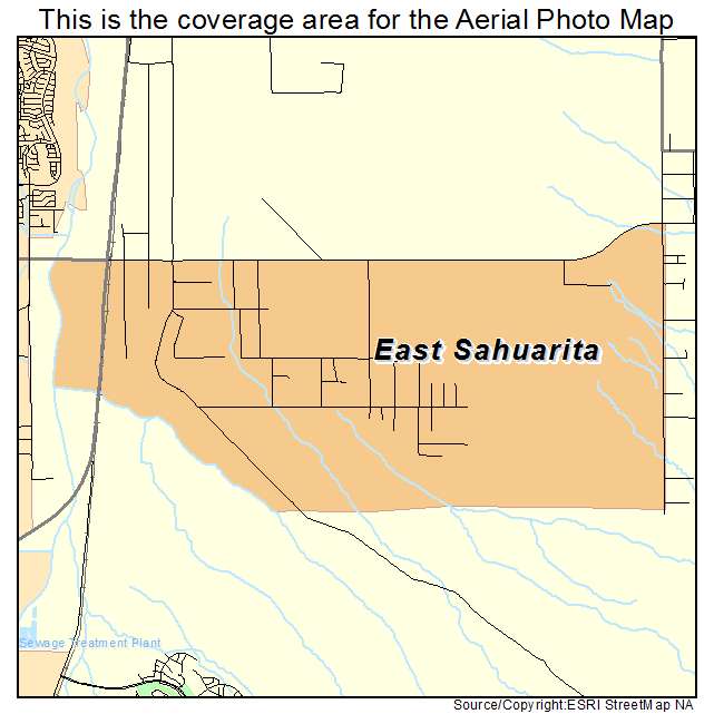 East Sahuarita, AZ location map 