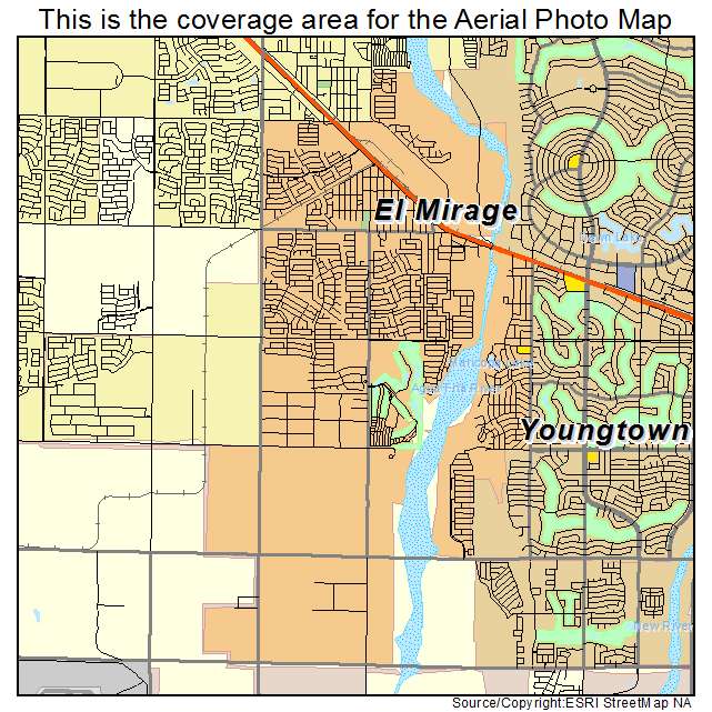 El Mirage, AZ location map 