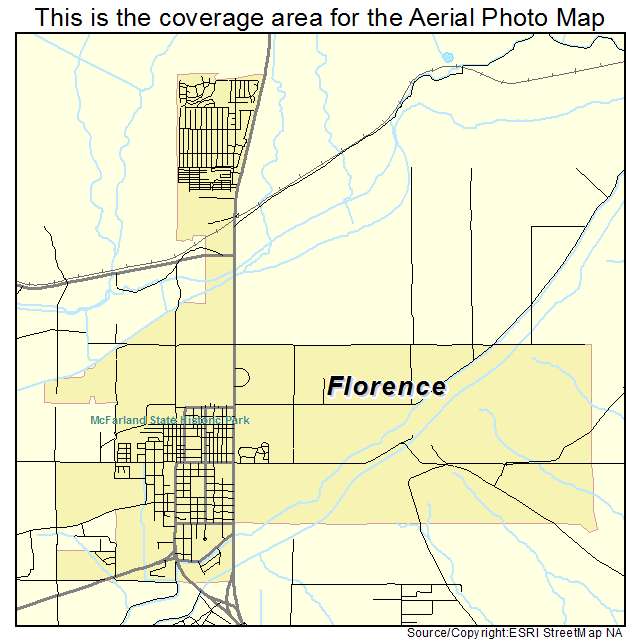 Florence, AZ location map 