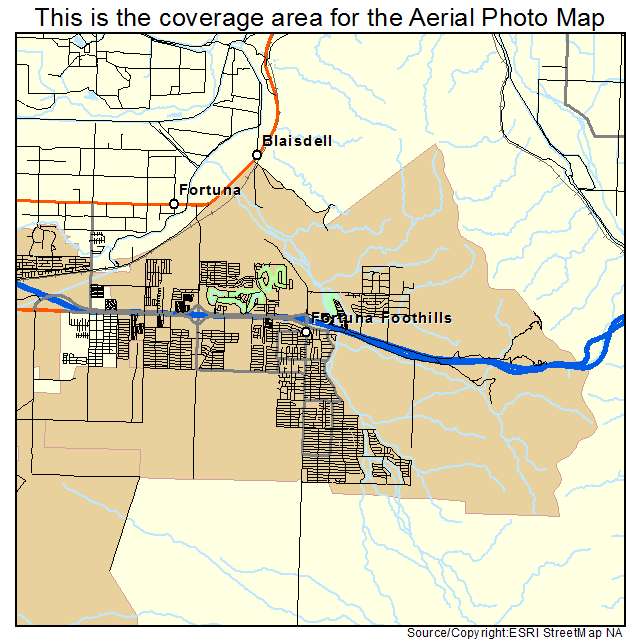 Fortuna Foothills, AZ location map 