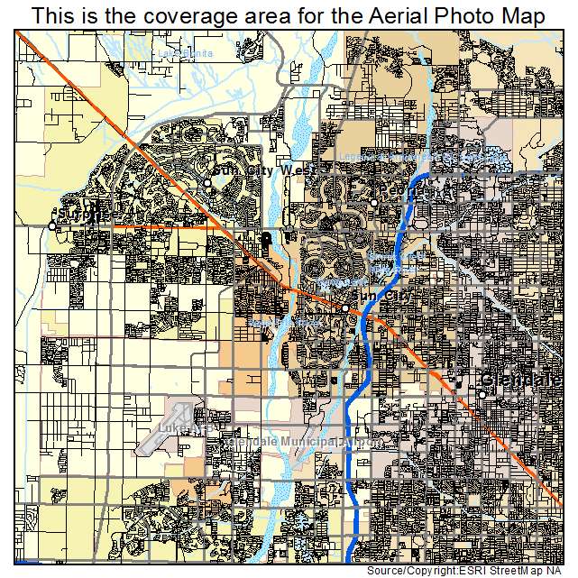 Glendale, AZ location map 