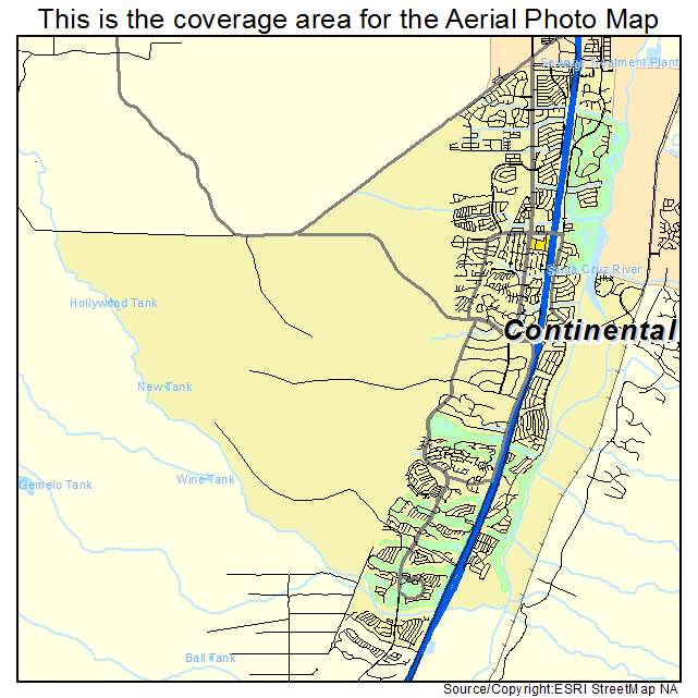 Green Valley, AZ location map 