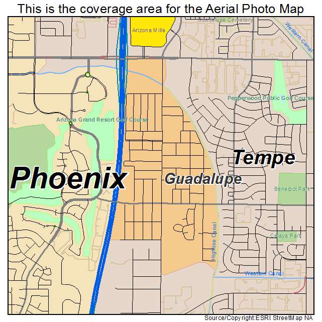 Guadalupe, AZ location map 