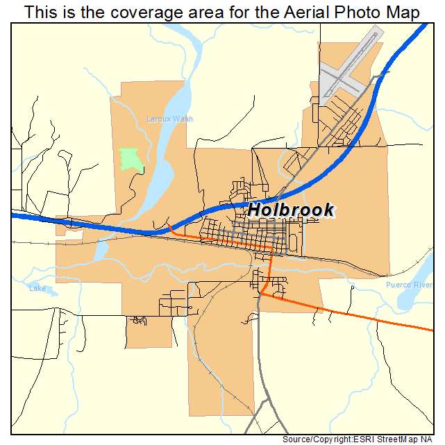 Holbrook, AZ location map 