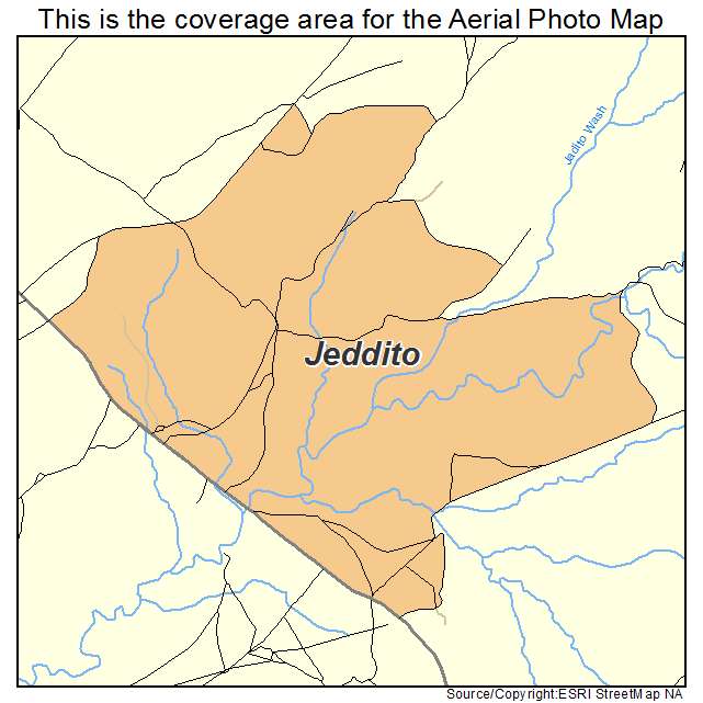 Jeddito, AZ location map 