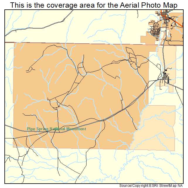 Kaibab, AZ location map 