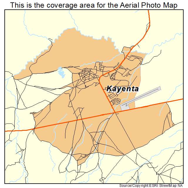 Kayenta, AZ location map 