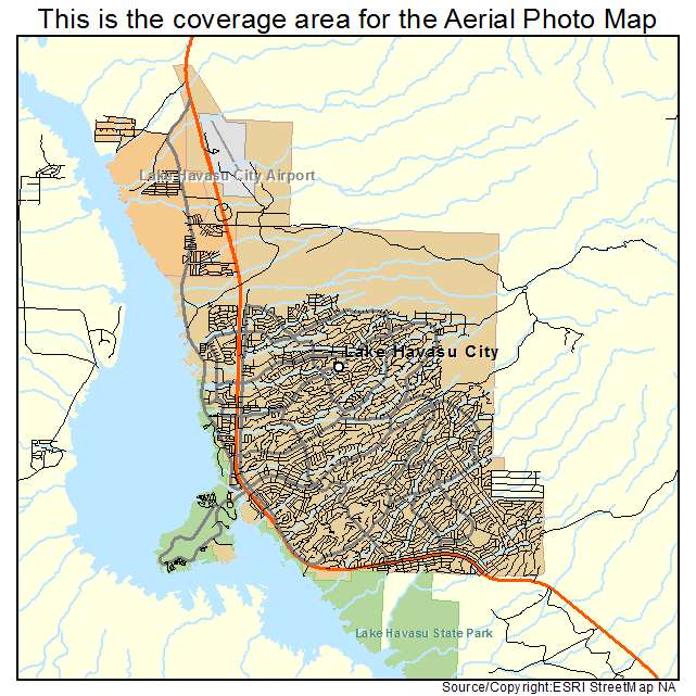 Lake Havasu City, AZ location map 