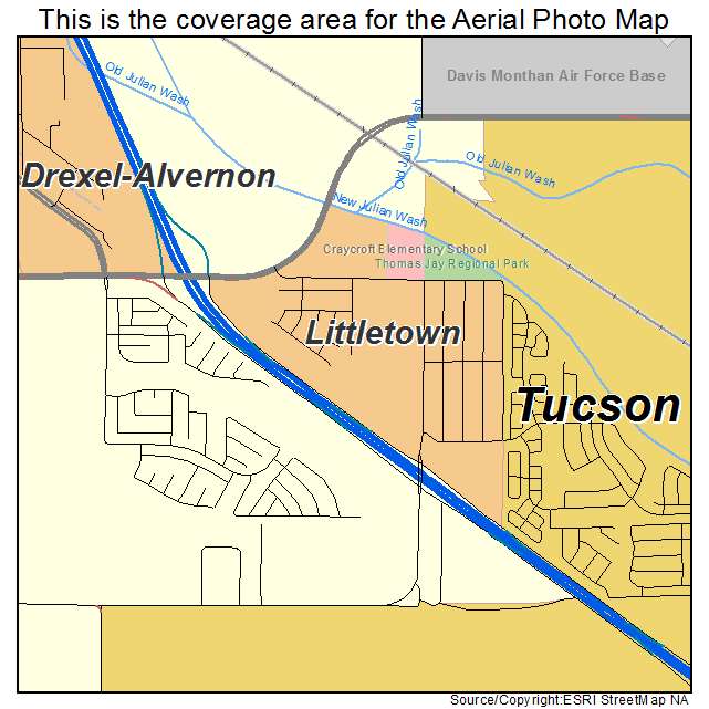 Littletown, AZ location map 
