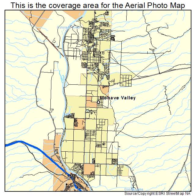 Mohave Valley, AZ location map 