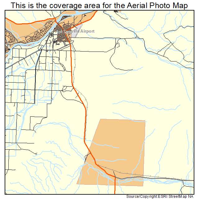 Parker, AZ location map 