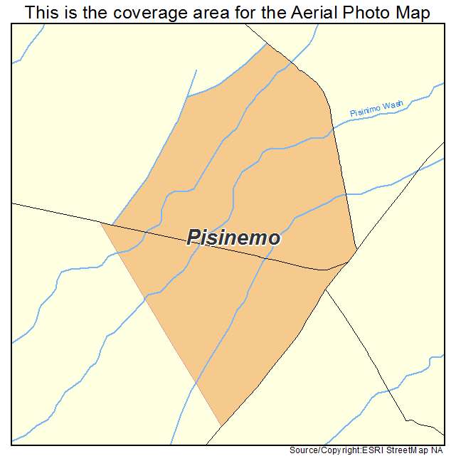 Pisinemo, AZ location map 