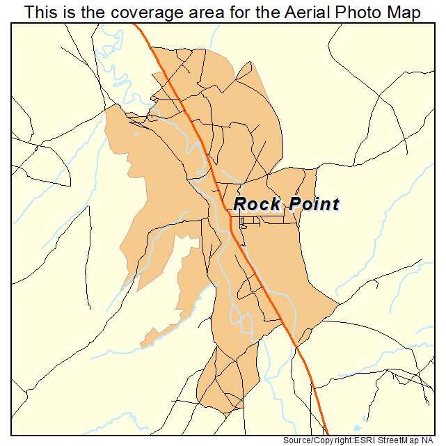Rock Point, AZ location map 