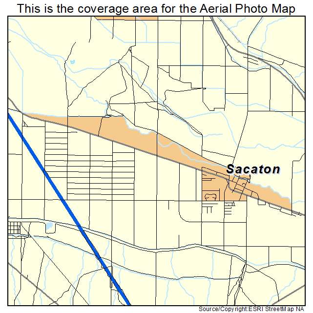 Sacaton, AZ location map 