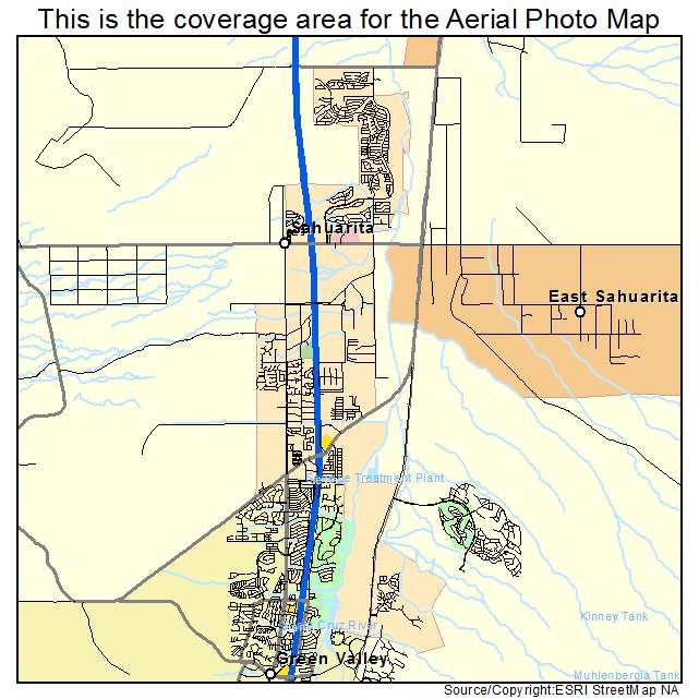 Sahuarita, AZ location map 