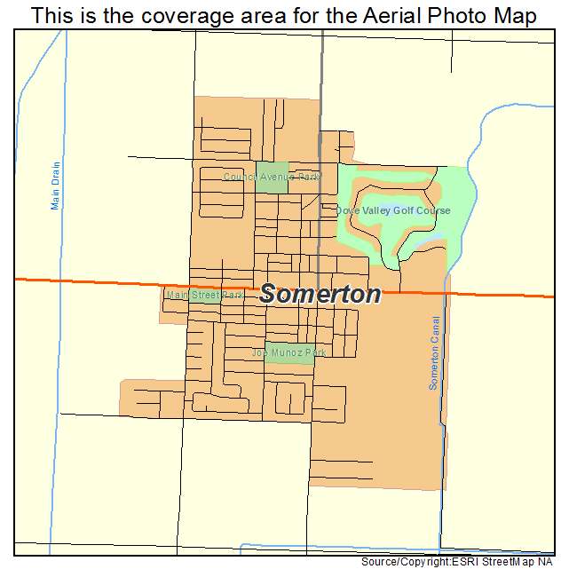 Somerton, AZ location map 
