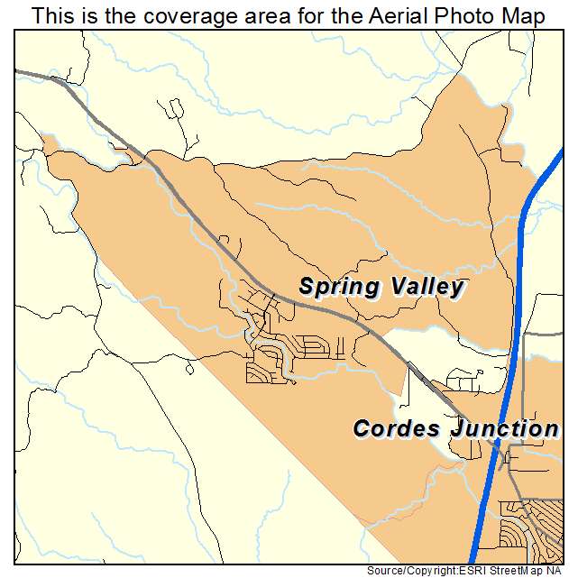 Spring Valley, AZ location map 