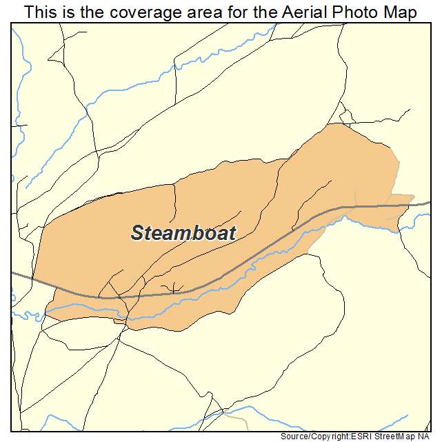 Steamboat, AZ location map 