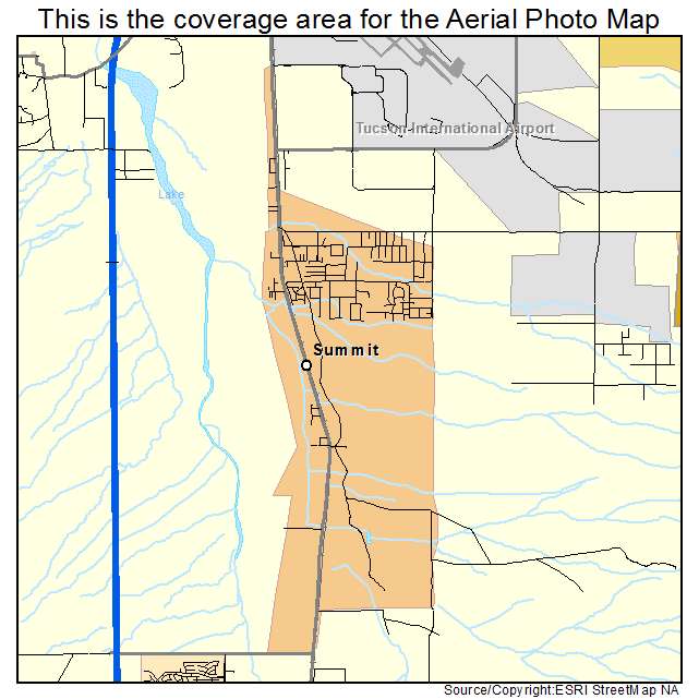 Summit, AZ location map 