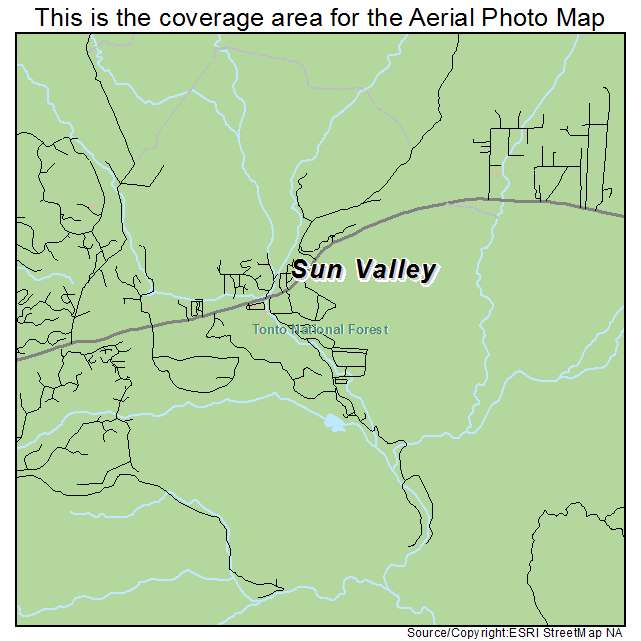 Sun Valley, AZ location map 