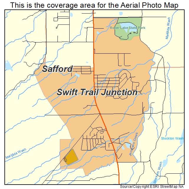 Swift Trail Junction, AZ location map 