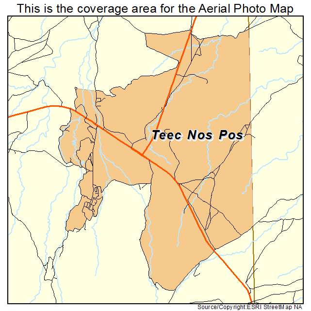 Teec Nos Pos, AZ location map 
