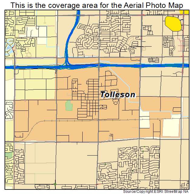 Tolleson, AZ location map 