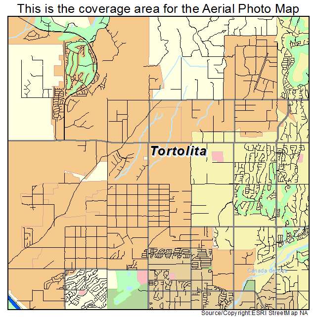 Tortolita, AZ location map 