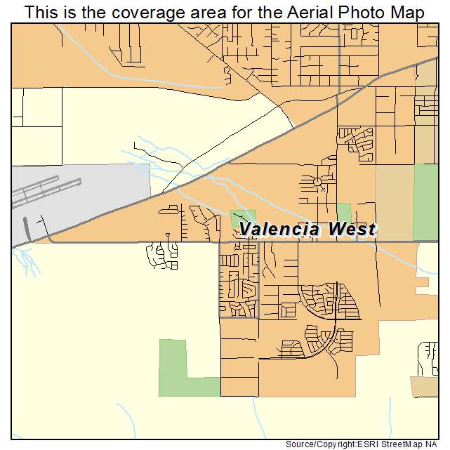 Valencia West, AZ location map 