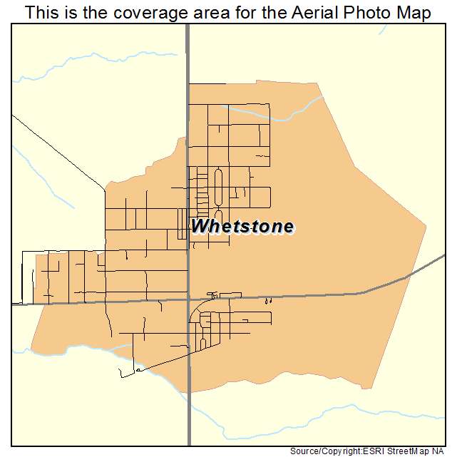 Whetstone, AZ location map 