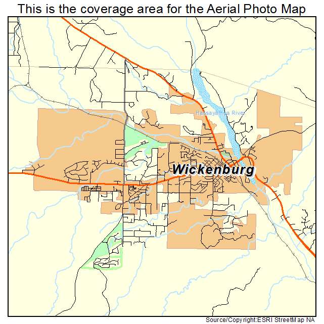 Wickenburg, AZ location map 
