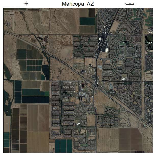 Maricopa, AZ air photo map