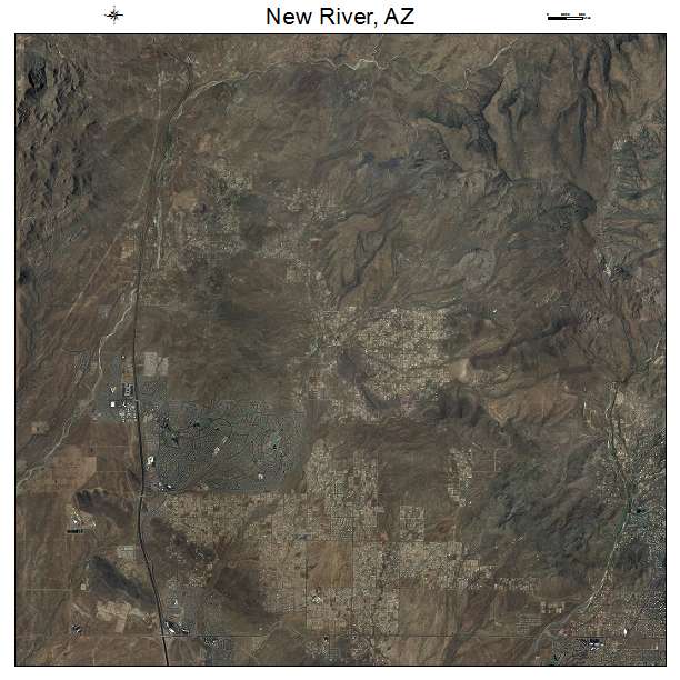 New River, AZ air photo map